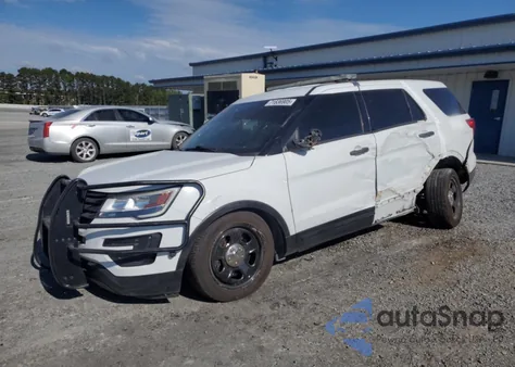 2019 Ford Explorer Police Interceptor из США, поврежденный, VIN 1FM5K8AR6KGB22427